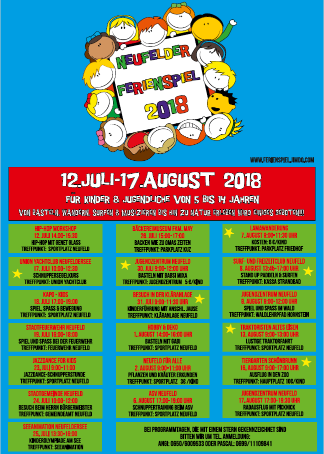 Ferienspiel Neufeld 2018